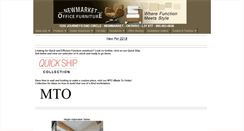 Desktop Screenshot of newmarketofficefurniture.com